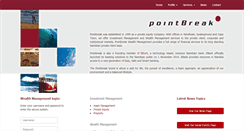 Desktop Screenshot of pointbreak.com.na